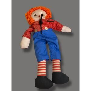 Vintage Handmade Spirit Raggedy Andy Doll 22" Creepy